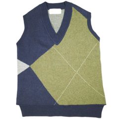 INSCRIRE - inscrire アーガイルニットベスト INSCRIRE アンスクリア 19AW Argyle vest アーガイルベスト I19AW-K24