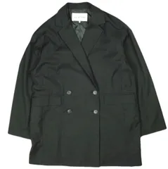 Ray BEAMS レイビームス 22AW ビッグシルエットダブルジャケット 61-16-0022-462 1 BLACK テーラード アウター g25907のサムネイル