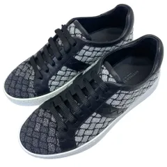 未使用 ボッテガヴェネタ スニーカー シューズ 靴 ラメ織りファブリック レザー シルバー BOTTEGA VENETA [サイズ 34(約21.5cm)] 上品 高級感 洗練 存在感 モード スタイリッシュ エレガントのサムネイル