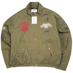 新品 INSANE GARAGE 25SS HARRINGTON JACKET コットンツイル ハリントンジャケット IG25S0T006BR 3 BROWN 刺繍 スイングトップ アウター g25411のサムネイル