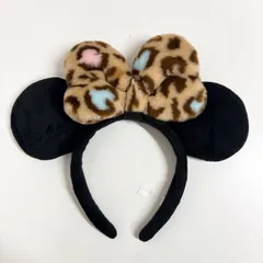 【200-a】ミニー　ヒョウ柄　レオパード　カチューシャ　ディズニーランド