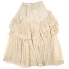 Chika Kisada チカキサダ 21SS チュールスカート CS-21049 1 Beige マキシ ロング 定価53,900円 ボトムス g25891