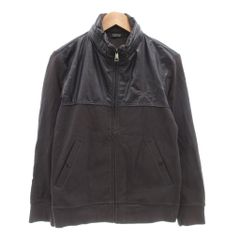 バーバリーブラックレーベル BURBERRY BLACK LABEL スウェットジャケット ジップアップブルゾン 2 グレー D1P22-621-06 /AE ■GY50