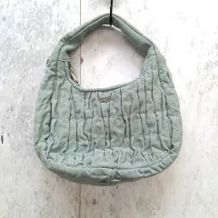 one after another NICE CLAUP ワンアフターアナザー ナイスクラップ シャーリング デニム 2way ハンド ショルダー バッグ ブルー ◎、〇□☆