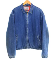 エルエルビーン L.L.Bean 80's DENIM SWINGTOP 80年代 デニム スウィングトップ 裏地 コットンネル チンスト 付き ジャケット ブルー 103MT-4213