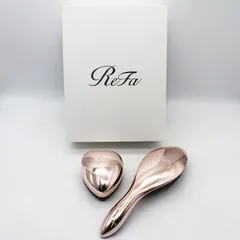 中古良品 ReFa リファハートブラシ & リファエールブラシ (ローズゴールド) RA-FD-05A ボックスセット ER8-03-31