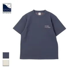 【新品】 OFFSHORE オフショア DUAL TEXTURE TEE メンズ/レディース チャコール/オフホワイト S-XL OS26-2CS-003