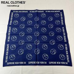 Supreme/シュプリーム【17AW】Shit Bandana/シット バンダナ/ネイビー