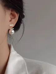 ジュエリー レディース イヤーアクセサリー フェイクパールイヤリング スタッドタイプ デコレーション