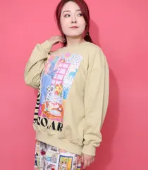 161619：スカラールーム柄裏毛プルオーバーのサムネイル