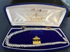 保証書付】大粒10mm天然本水晶 多面カット 丸珠ネックレス 英雅堂 冠婚 