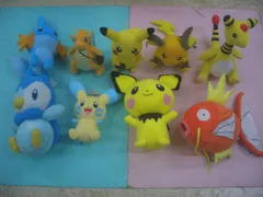 MO-00572 バンプレスト ポケットモンスター プライズぬいぐるみ 9点まとめセット