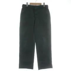 ディッキーズ Dickies 874 Original Fit ワークパンツ チノパンツ ストレート ジップフライ ロゴ 緑 グリーン /XZ ■GY99