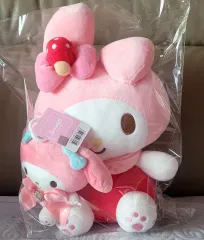 サンリオ マイメロディ 30cmぬいぐるみ+BIGリボン hello kittyぬいぐるみ(新品)