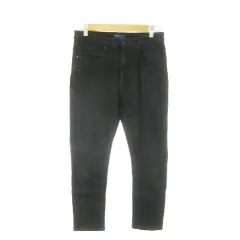 ザラマン ZARA MAN DENIMWEAR デニムパンツ ジーンズ スキニー アンクル ストレッチ 38 M 黒 ブラック /AO18 ■GY99