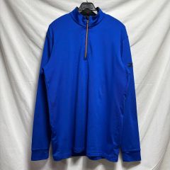 ミズノ 訳あり メンズ ハーフジップ 長袖Tシャツ S