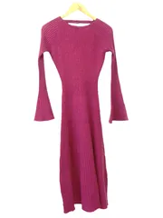 k05241211062　rienda　フリーサイズ　ピンク系　　ワンピース or ドレス　ワンピース　秋冬