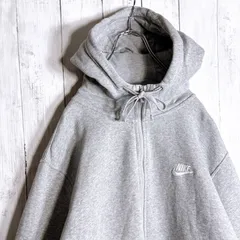 【入手困難/海外モデル】ナイキ NIKE グレー フルジップ スウェット パーカー #g10