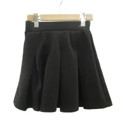 ラブトキシック Lovetoxic スカパン ミニスカート 子ども服 S(140) 黒 ブラック インパンツ付き 無地 プリーツ /PP ■ECD001