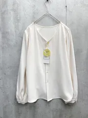 新品訳あり Rope Picnic ロペピクニック 前後2WAY ボリュームスリーブブラウス シャツ size38/キナリ ■◇ レディース