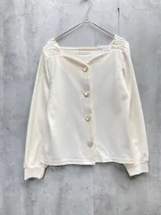 新品 MAJESTIC LEGON マジェスティックレゴン スクエアハートトップス ニットソー カットソー sizeM/アイボリー ■◇ レディース