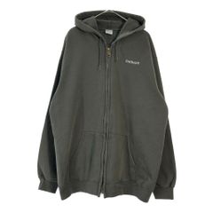 2003年/旧タグ】Carhartt K122 ジップパーカー 刺繍ロゴ XL - メルカリ