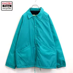 80s USA製 vintage 中綿 裏地ボア コーチジャケット メンズ 表記Lサイズ