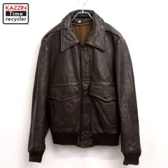 70s vintage A-2タイプ フライト レザージャケット メンズ Mサイズ相当