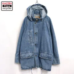 90s vintage GAP パーカー デニムジャケット メンズ XLサイズ相当 ビッグサイズ オーバーサイズ
