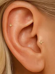 ジュエリー レディース イヤーアクセサリー 925スターリングシルバー スタッドピアス 1ペア、軟骨/ヘリックスピアス ジュエリー、女性の日常着用に適し、結婚式、パーティー、婚約、記念日、バレンタインデーなどのイベ