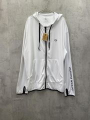 新品 Ocean Pacific オーシャンパシフィック  定番スムースUVラッシュパーカー ジップアップ パーカー sizeL/白 ■◇ メンズ