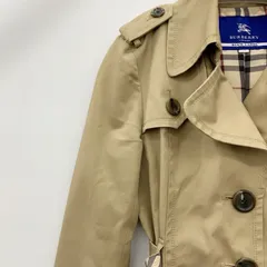 BURBERRY BLUE LABEL バーバリー ブルーレーベル トレンチコート FN507-250 サイズ38 ベージュ ノバチェック 三陽商会 レディース _247021