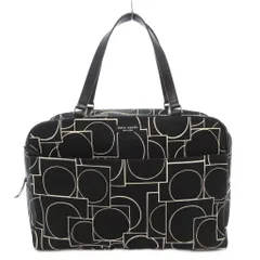 ケイトスペード KATE SPADE ハンドバッグ ロゴ 総柄 黒 ブラック /AE ■GY18