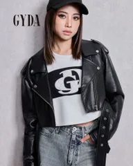 GYDA ジェイダ Fake leather shortジャケット 072610165101のサムネイル