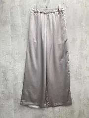 新品 UNIQLO ユニクロ サテンイージー パンツ sizeS/グレー ■◆ レディース