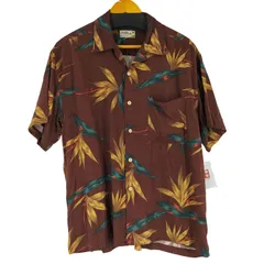 ユーズドフルギ USED古着 {{GET ARNIE}} 総柄 S/S アロハシャツ メンズ JPN：L 
