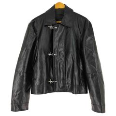 ザラ ZARA トグルボタン付きフェイクレザー ジャケット メンズ import：S 