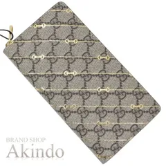 【新品・未使用】グッチ ラウンドファスナー 長財布 GGスプリーム キャンバス ジップアラウンドウォレット サイフ メンズ レディース 774331 GUCCI ブランド ギフト プレゼント