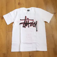 【未使用 タグ付き美品】STUSSY ステューシー Tシャツ ワールドツアー 両面プリント リバーシブル ビックロゴ  _SFM_D0312-F029