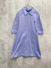 POLO GOLF RALPH LAUREN ポロ ゴルフ ラルフローレン ボーダー ポロシャツ sizeM/ブルー ■◆ メンズ