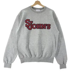 【中古】Champion ST JOHN'S ロゴスウェット XL グレー チャンピオン[10]