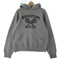 【中古】RUSSELL ATHLETIC パーカー M グレー ラッセルアスレティック[10]