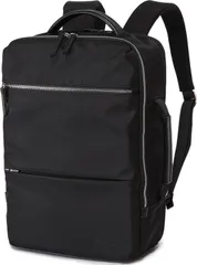 [Evoon] マルチビジネスリュックEmma レディース ビジネスリュック 1キロ未満で軽量 女性 バックパック 15.6インチPC収納可能 18L (ブラック)