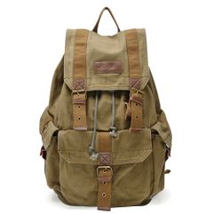 実物 ルーマニア軍 VINTAGE マウンテン バックパック 茄子紺 レザー