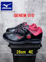 極美品 ミズノ ゴルフシューズ GENEM010 26cm 4E ジェネム010 MIZUNO 51GM200009