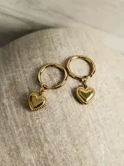 ジュエリー レディース イヤーアクセサリー ハートドロップピアス バレンタイン、母の日、クリスマスギフト