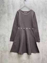新品 JILL by JILL STUART ジル バイ ジルスチュアート ロゴジャガードフレアニット ワンピース sizeS/ブラウン ■◇◎レディース