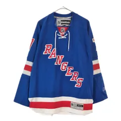 Reebok リーボック NHL ニューヨーク・レンジャース ホッケーシャツ プロチーム スポーツ ブルー(メンズ S)中古 古着 X5770