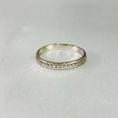 百貨店 ハート&キュー198000円ダイヤモンド ハーフエタニティ リング 