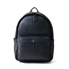 ダン ゲンテン ヤギ革 リュックサック バフ加工 ネイビー系 ゴートヌメ 